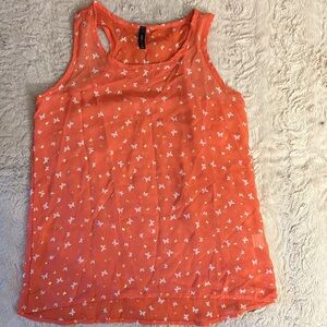 Full tilt girls size XL butterfly print blouse